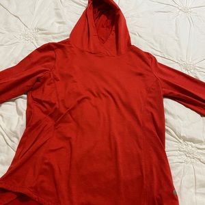 Red pull over